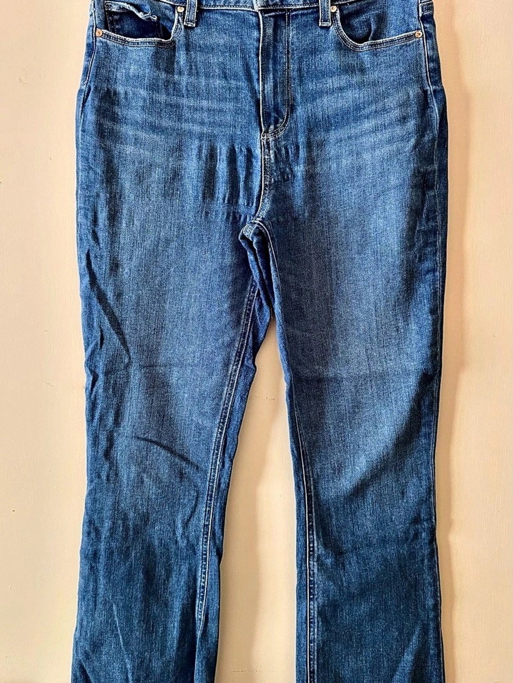 Paige Claudine Straight Leg Jeans in Blue Waist 29